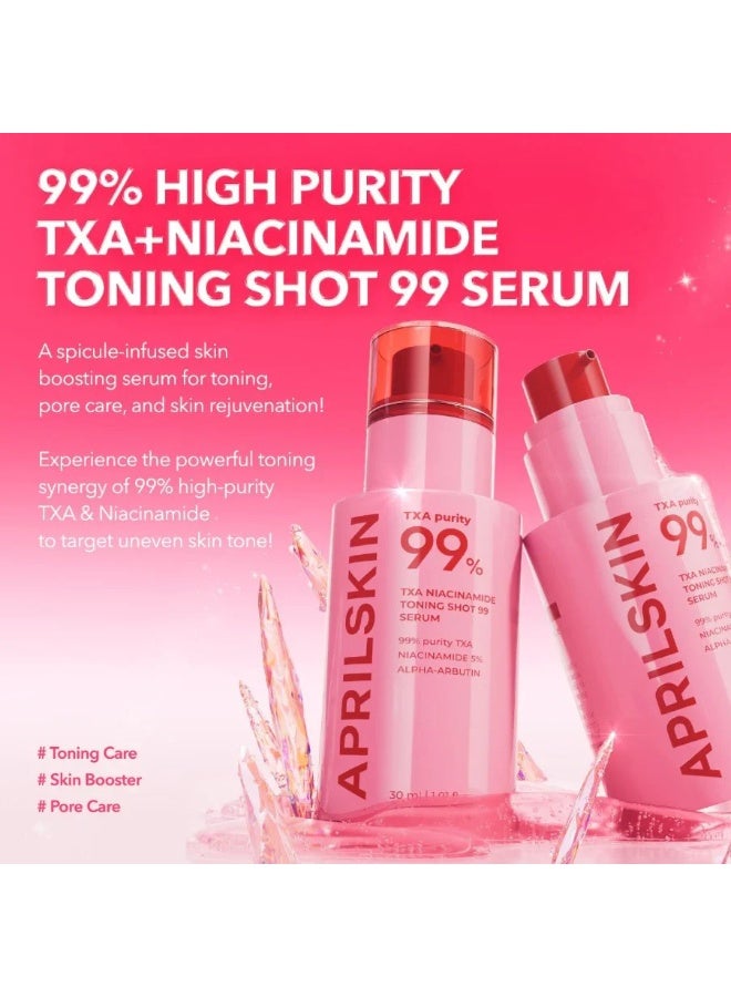 APRILSKIN TXA Niacinamide Toning Shot 99 Serum 30ml - Image 2